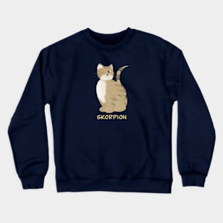 Skorpion Katze Star sign Crewneck Sweatshirt